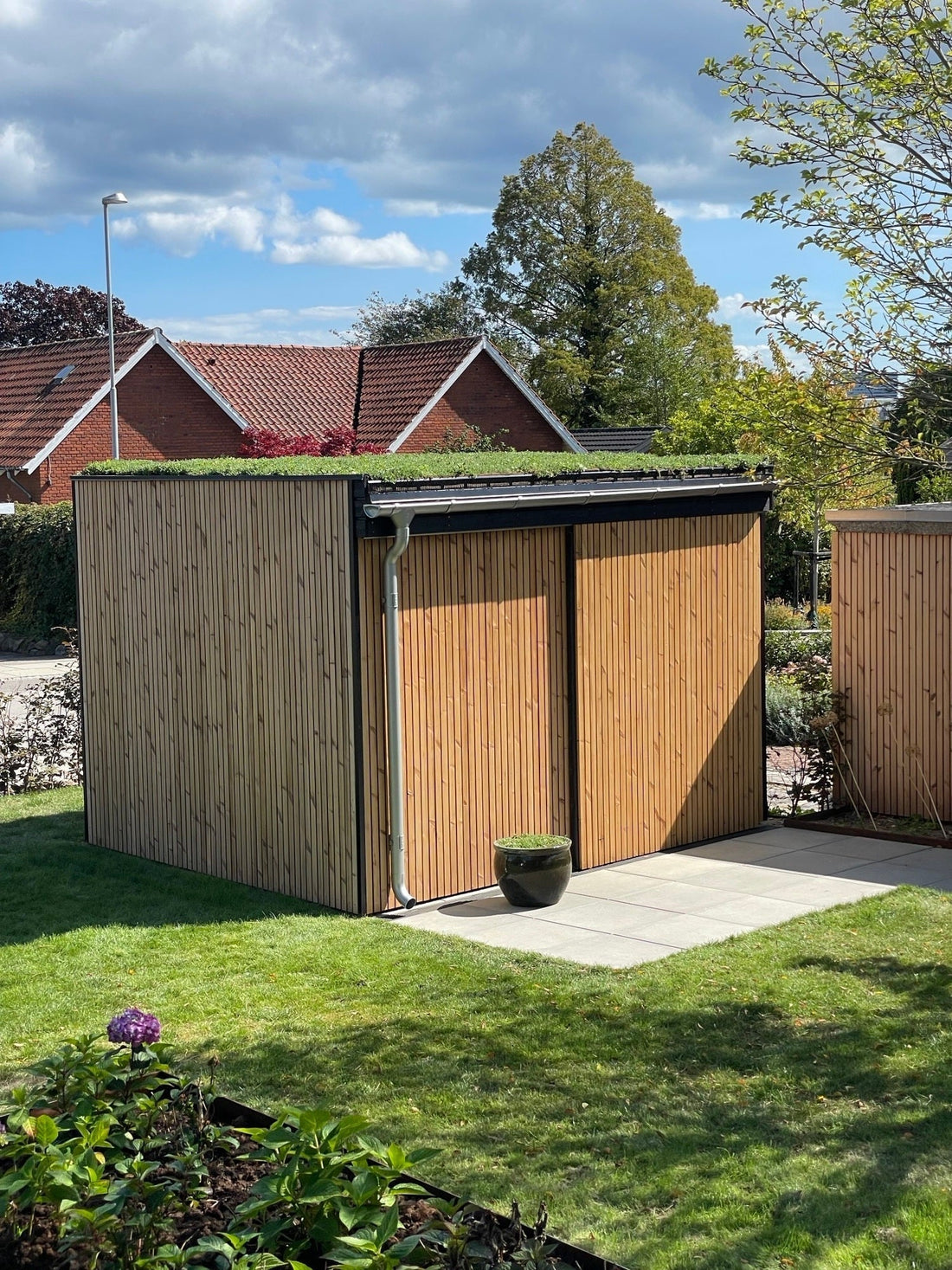 Ecoflora Sedumbakker på udendørs havehus