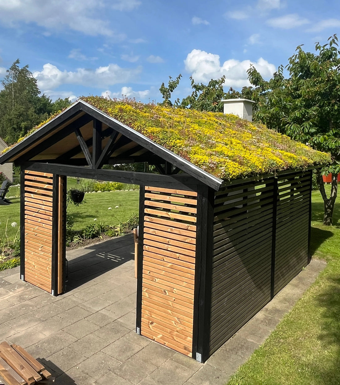 Overdækning med Sedumtag