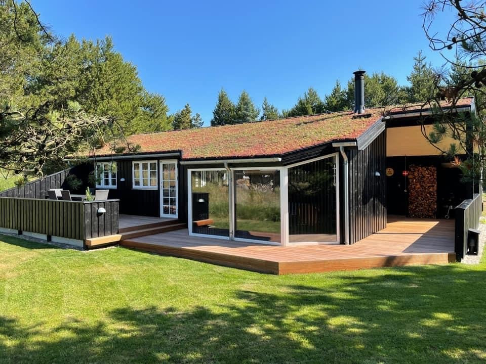 Sommerhus med Sedumtag