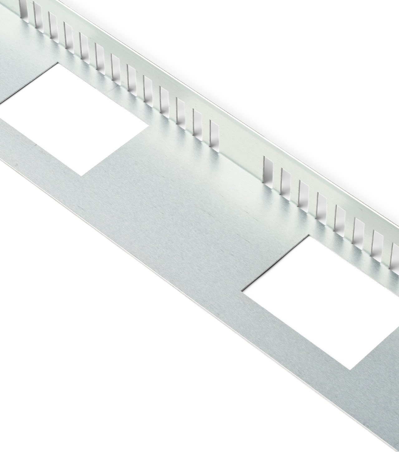 Kantskinner med drænhuller