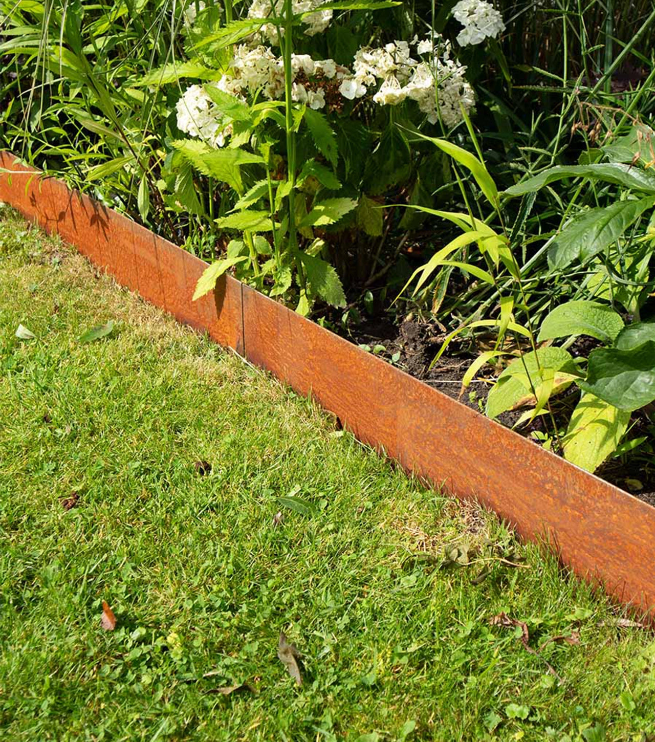 Bedkant i cortenstål