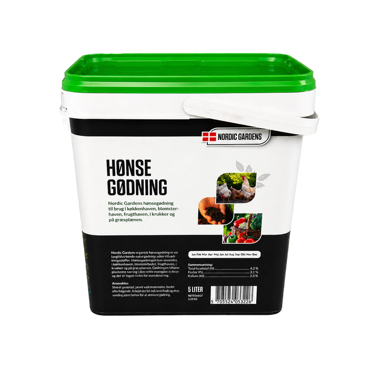Organisk hønsegødning - 5L