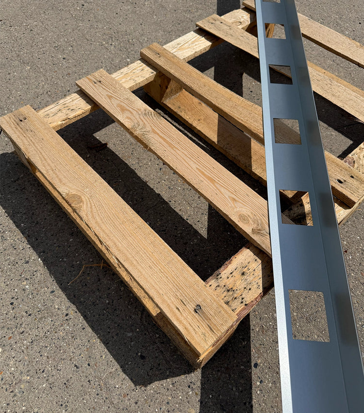 Kantskinner uden drænhuller (Blank) 40 mm