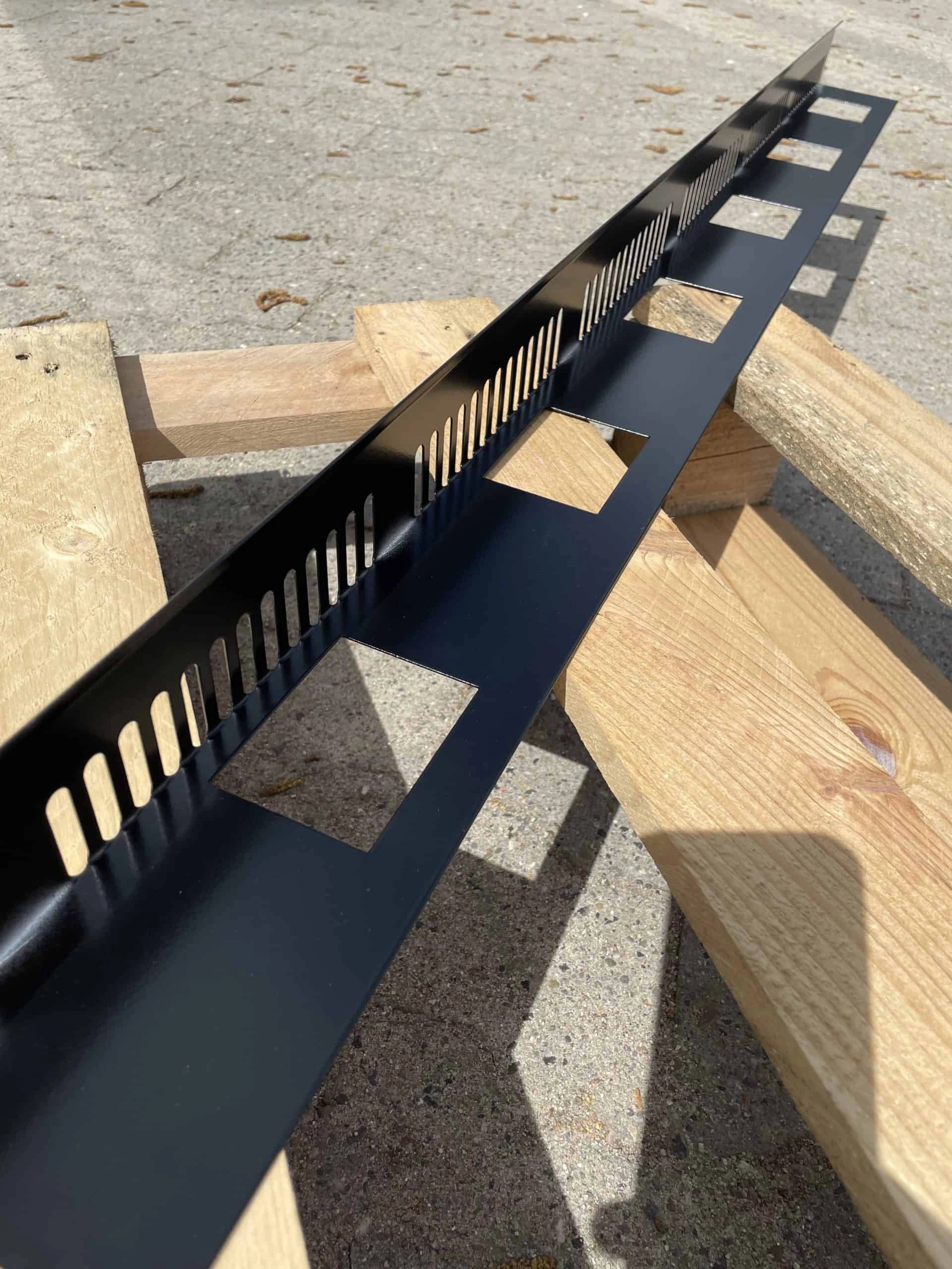 Kantskinner med drænhuller